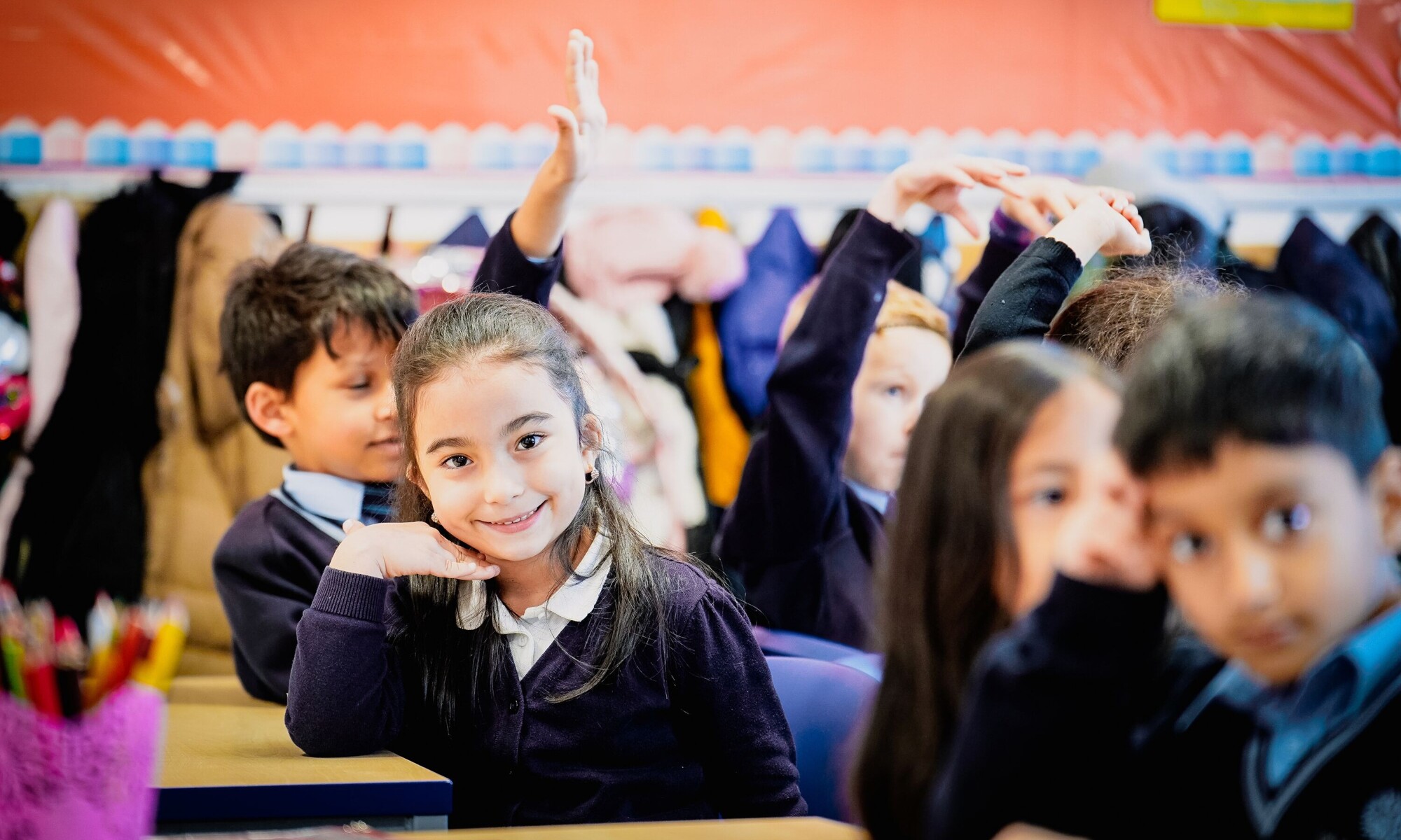 The Linden Academy Students in classroom