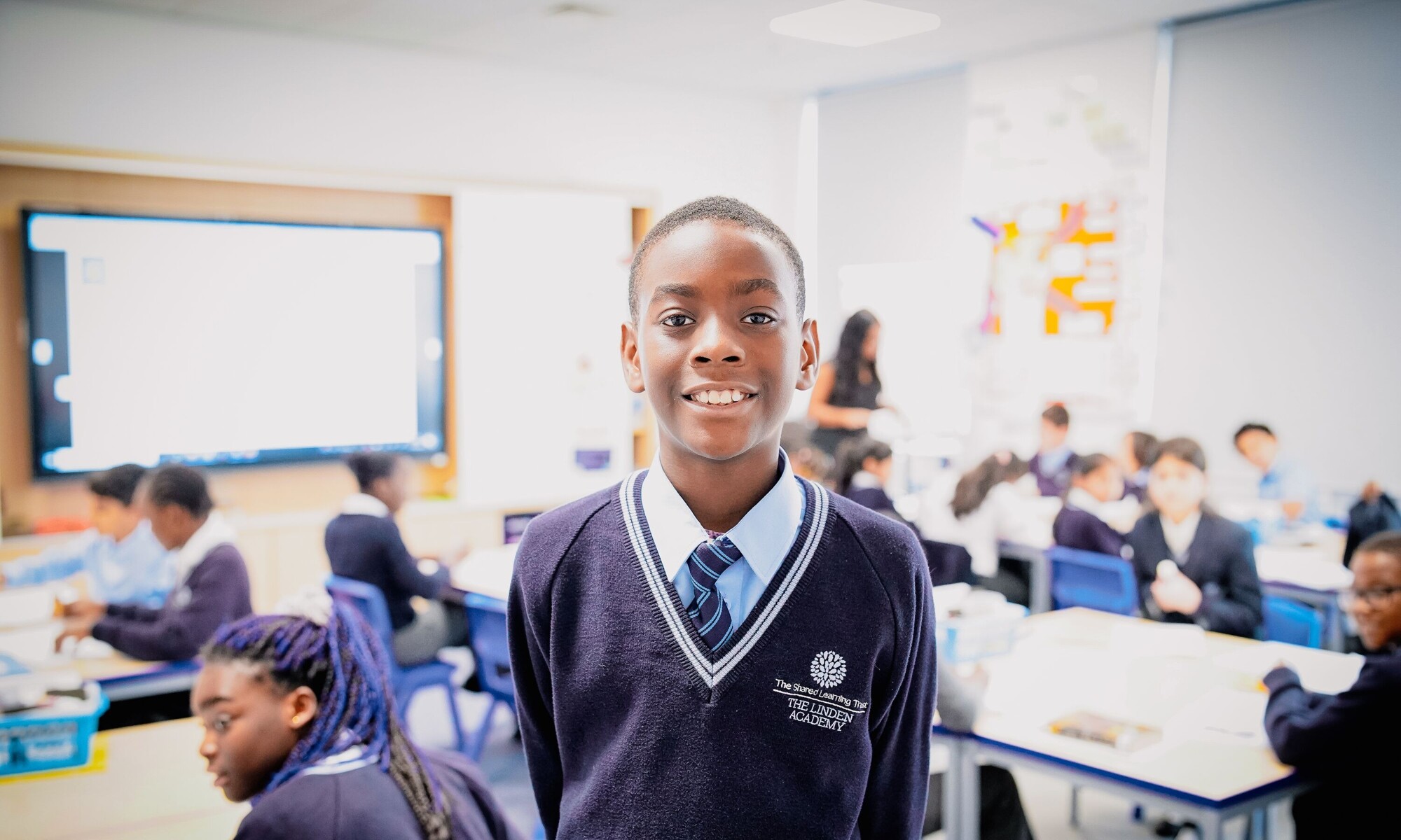 The Linden Academy Student in class